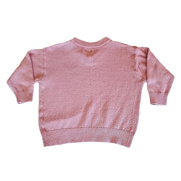 Old Navy Sweater Pullover Minimalist Oversized Boxy Chunky Tunic Pink Womens 2X - Picture 3 of 10